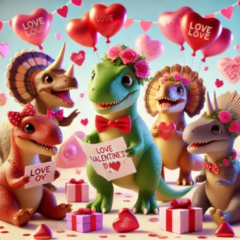 200+ Dinosaur Valentines Day Puns for Roaring Romance and Fun