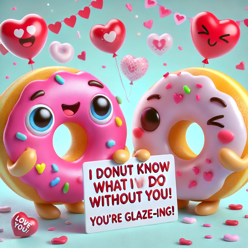 Donut Valentines Puns