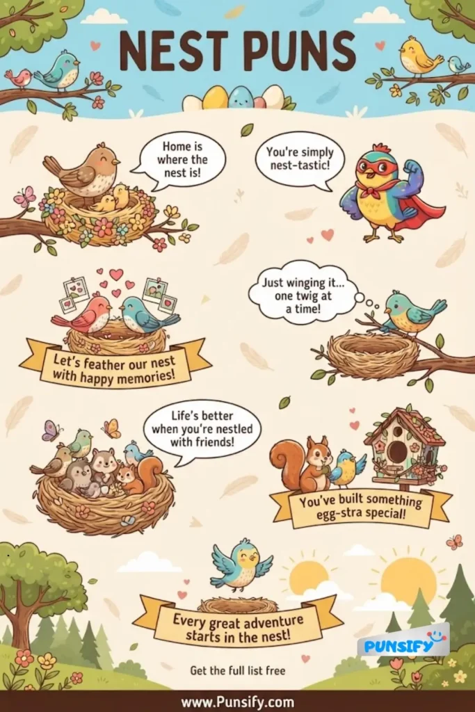 157+ Nest Puns That Will Have You Flying High With Laughter