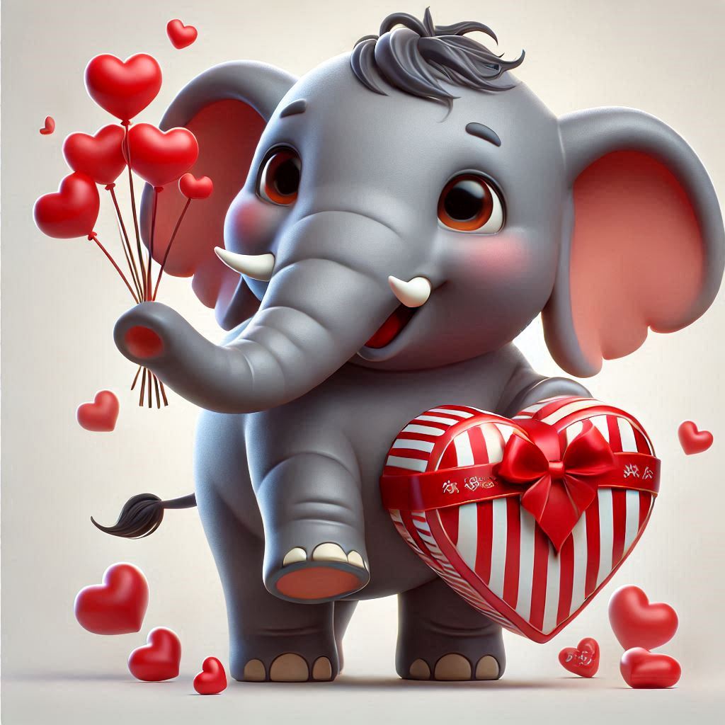 Elephant Valentine Puns QA