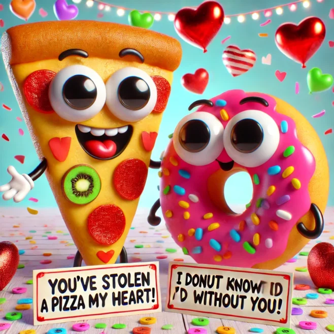 Food Valentines Puns