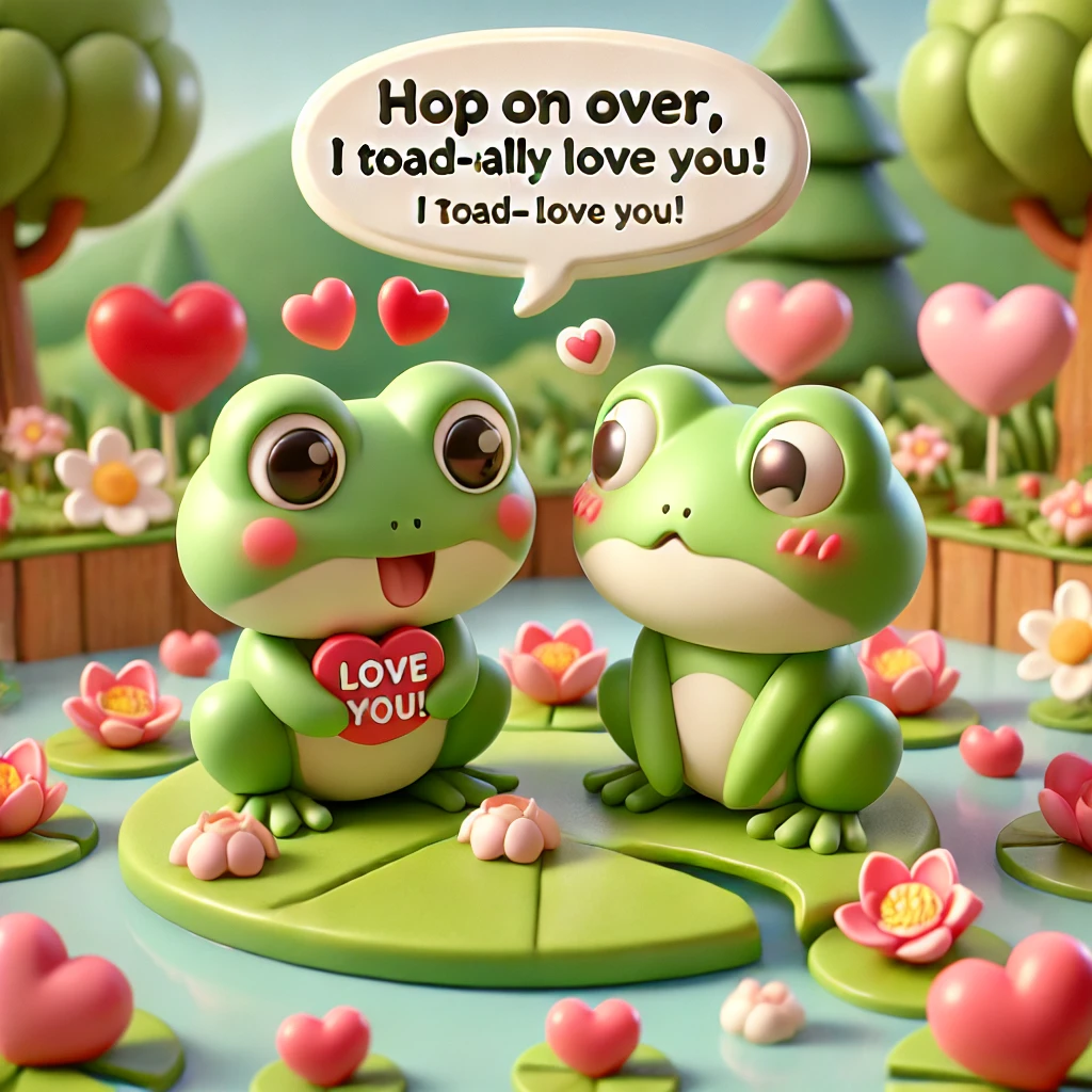 Frog Valentine Puns