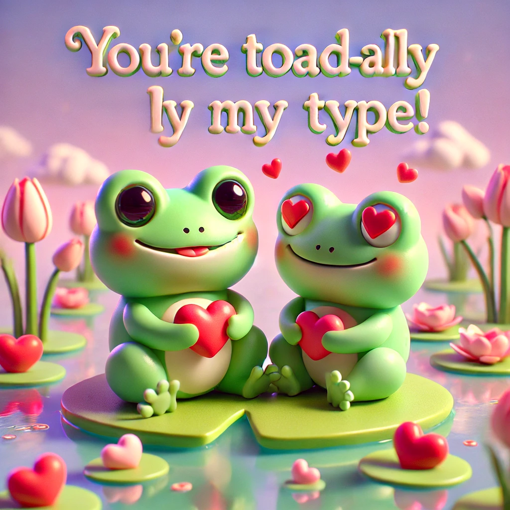 Frog Valentines Day Puns