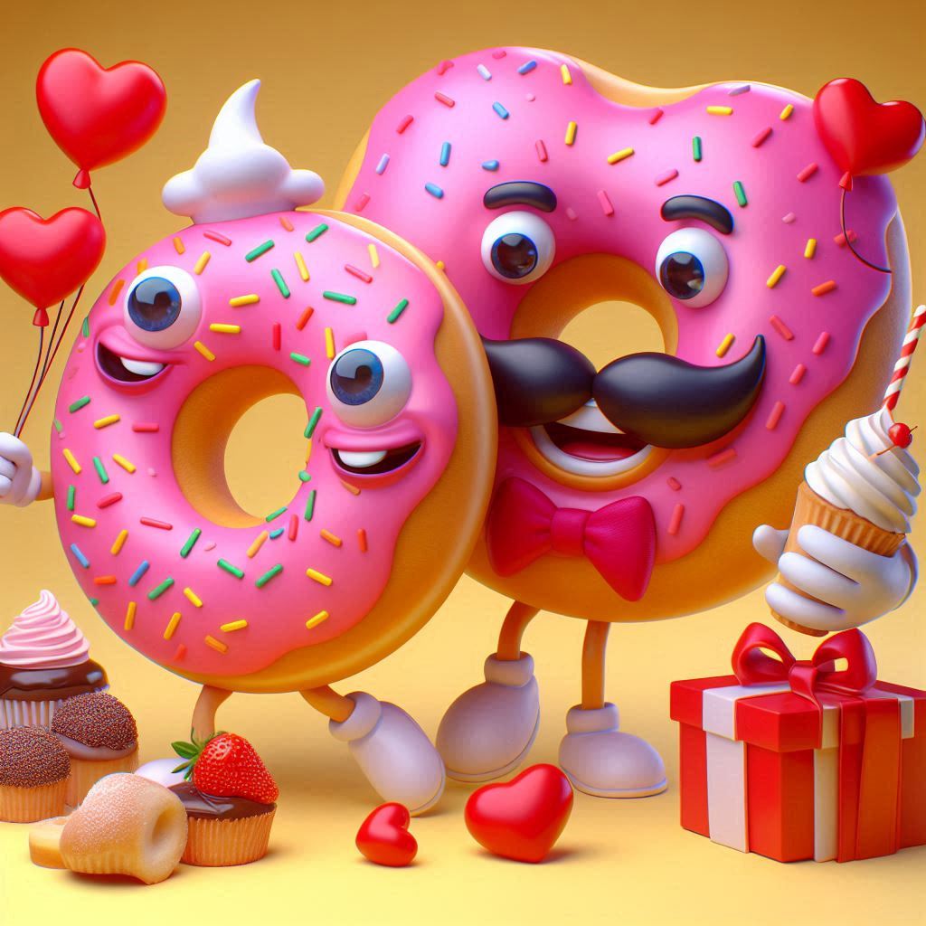 Fun Donut Valentines Puns for Social Media