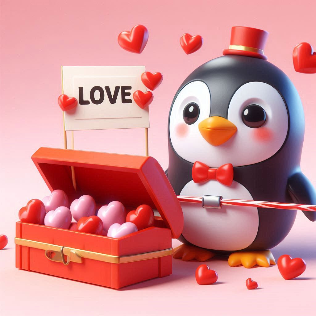 Funny Penguin Valentine Puns for Couples