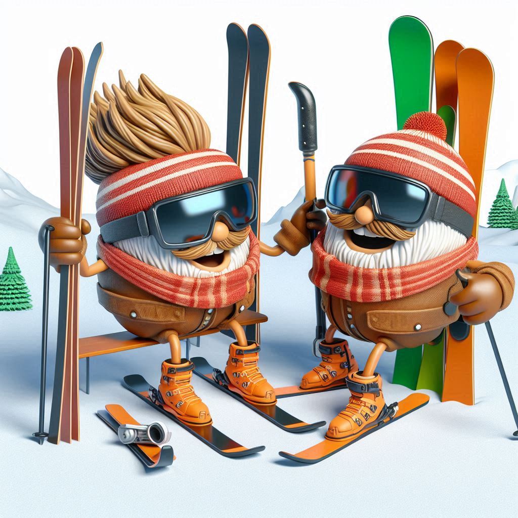 Funny Ski Puns for Social Media Posts