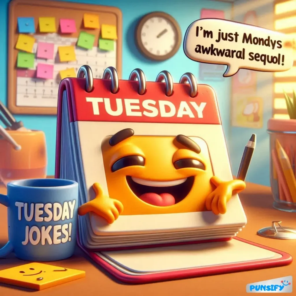Giggle Fest Loaded with: 143+ Tuesday Jokes and Puns to Tickle Your Funny Bone