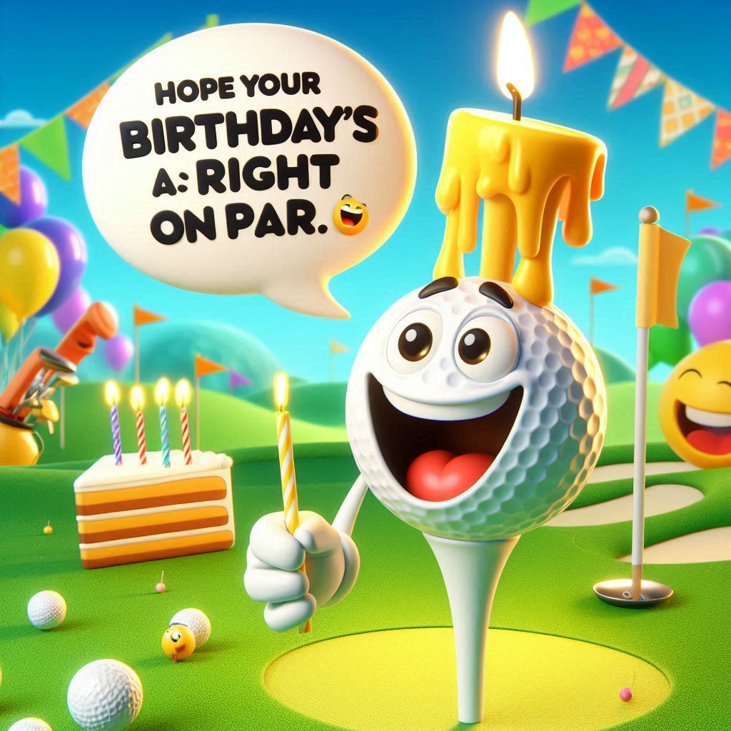 Golf Puns Birthday