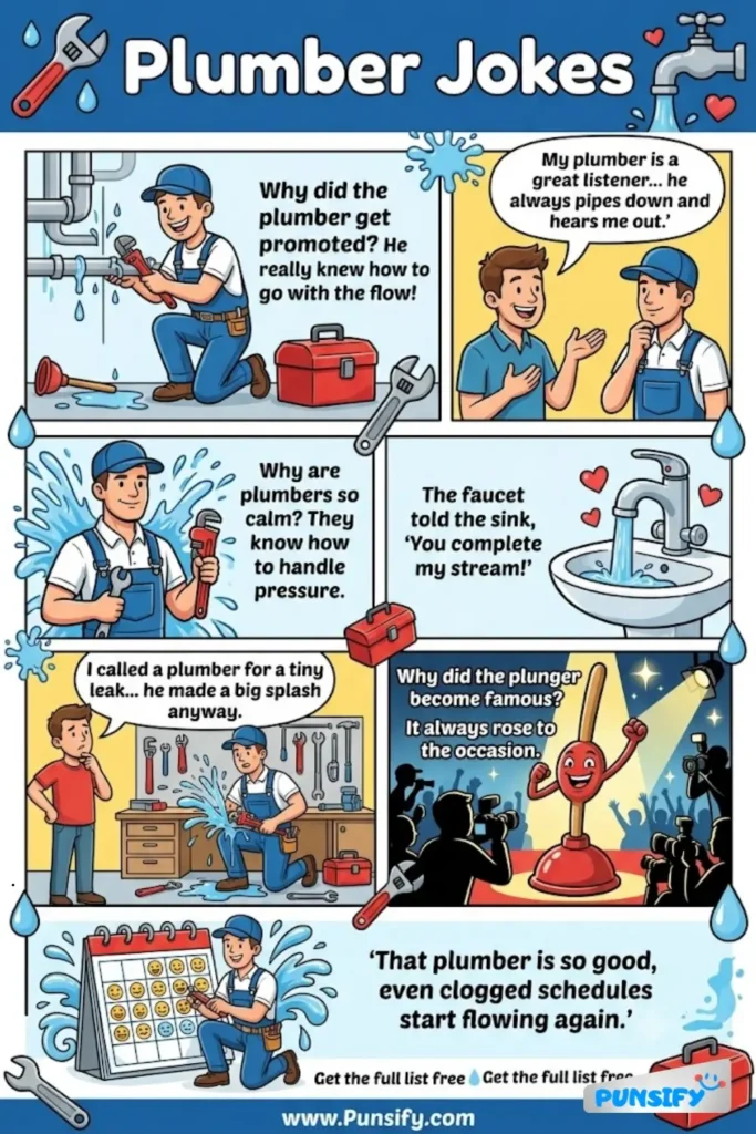193+ Hilarious Plumber Jokes & Puns to Make You Laugh and Unclog Your Day