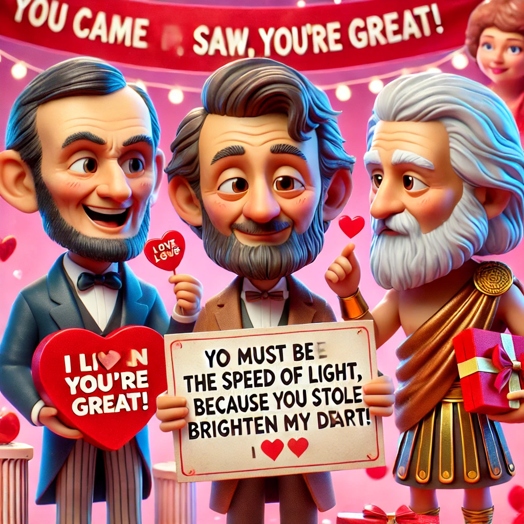 Historical Figures Valentines Puns