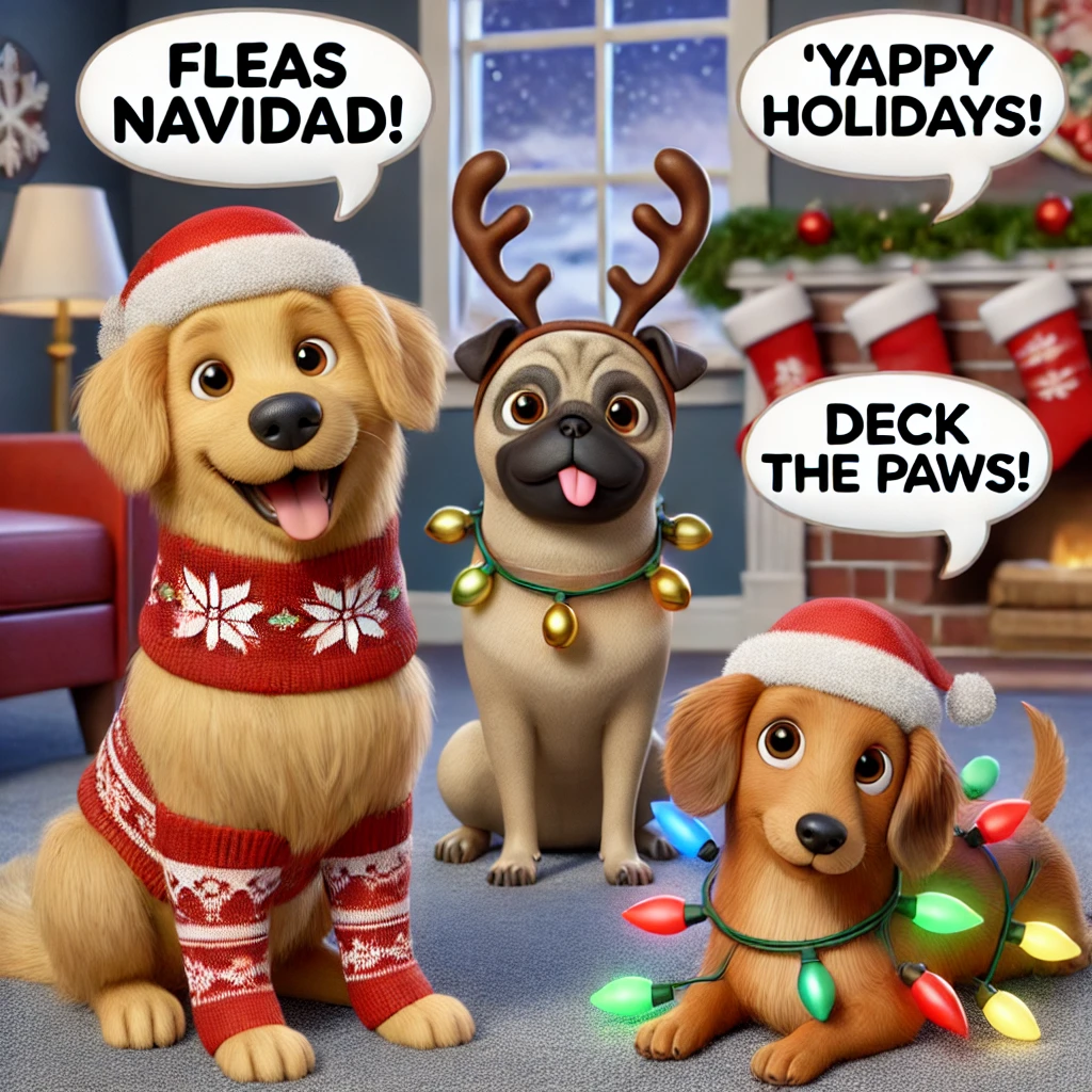 Holiday Dog Puns