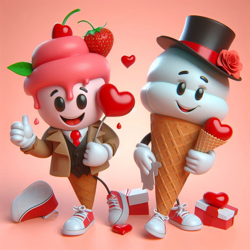 Ice Cream Valentine Puns for Kids