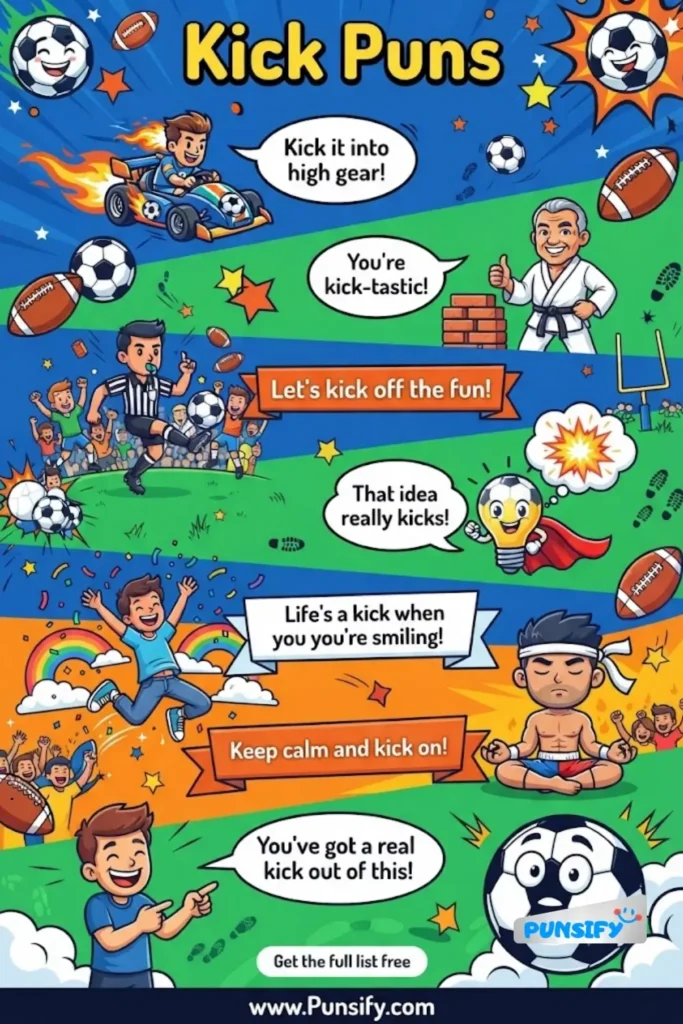167+ Funny Kick Puns That Will Give You A Good Laugh