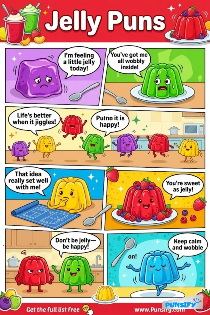 197+ Hilarious Jelly Puns & Jokes That Will Have You Wobbling With Laughter