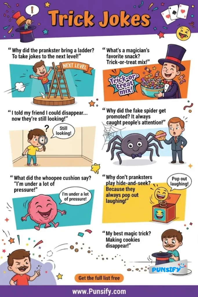 167+ Hilarity Rolling with Trick Jokes and Puns to Tickle Your Funny Bone