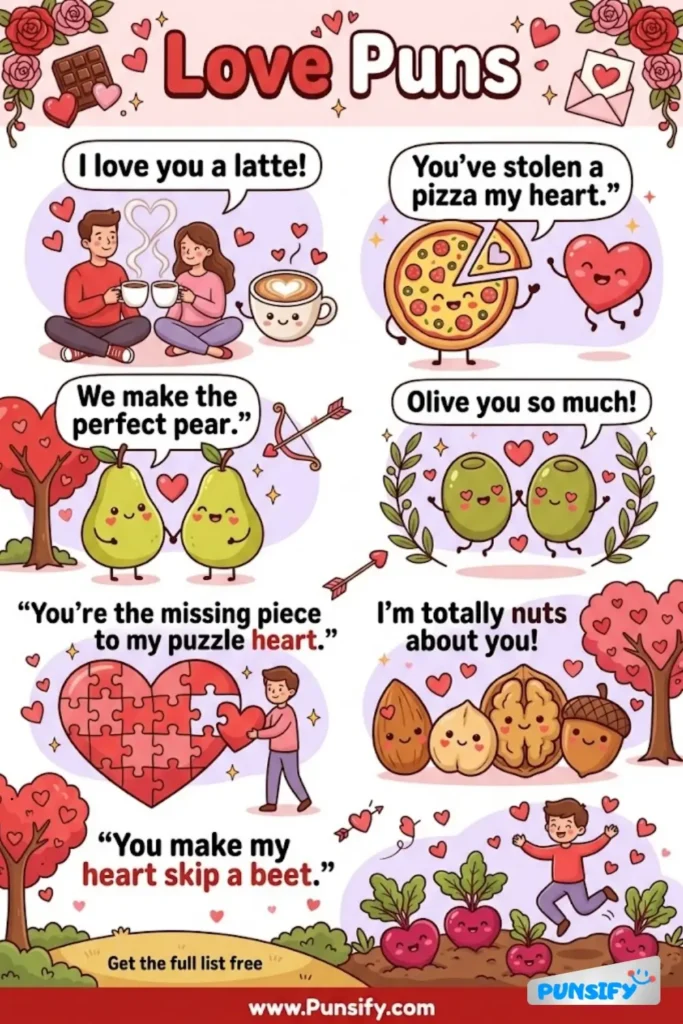 175+ Hilarious Love Puns & Jokes That Will Make Your Heart Skip A Beat With Laughter