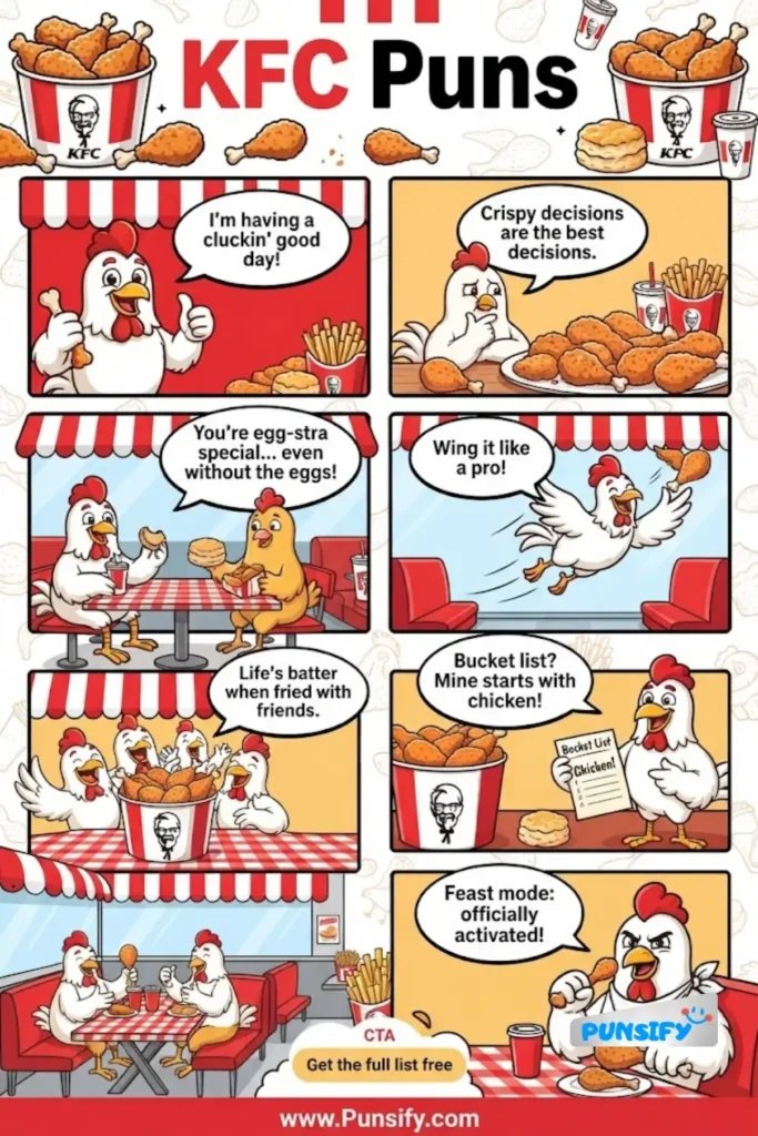 179+ Hilarious KFC Puns to Spice Up Your Humor and Serve Up Fun
