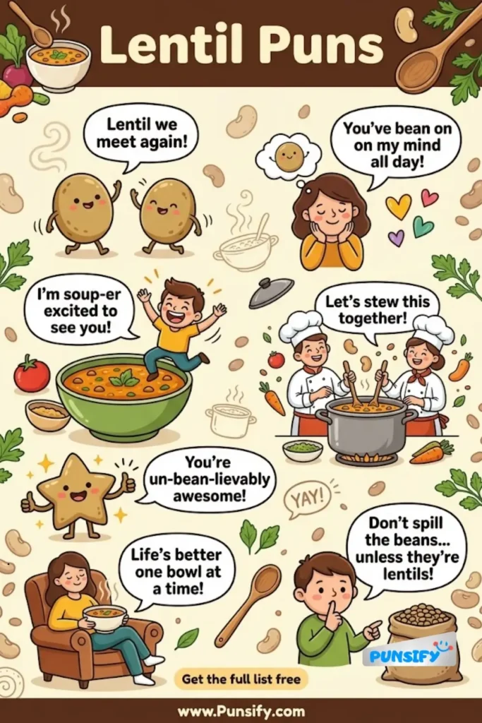 159+ Hilarious Lentil Puns That Are Simply Bean-tastic and Wholesome