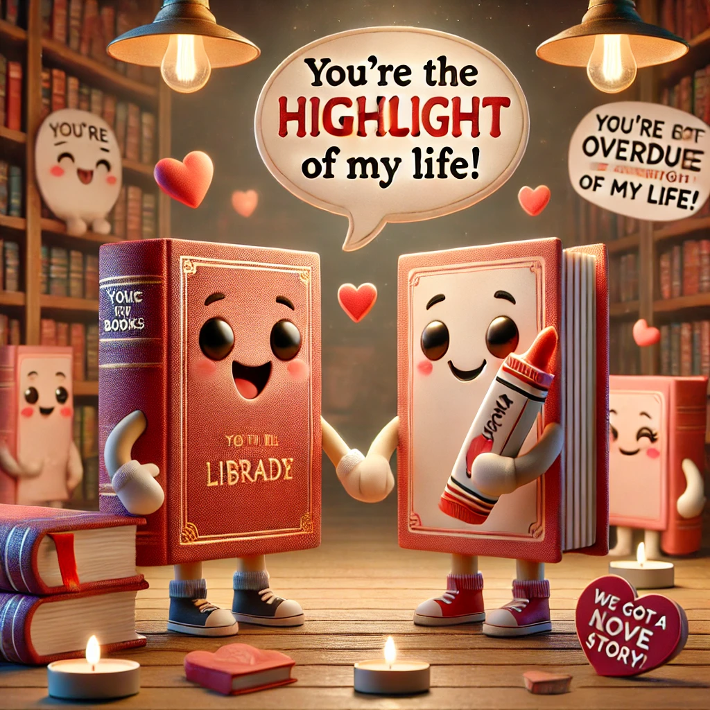 Library Valentines Puns