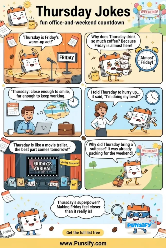 139+ Hilarious Thursday Jokes for a Fun-Filled Family Laugh Fest