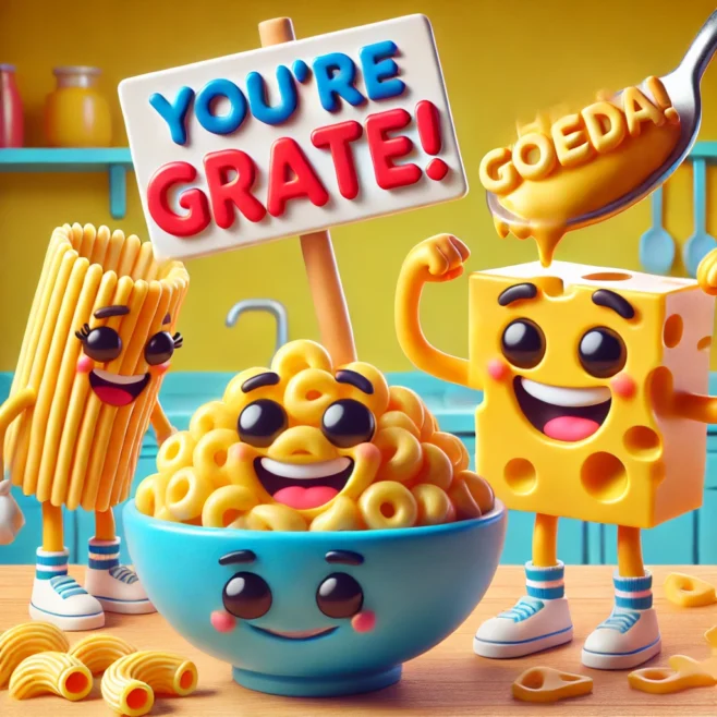 Mac and Cheese Puns