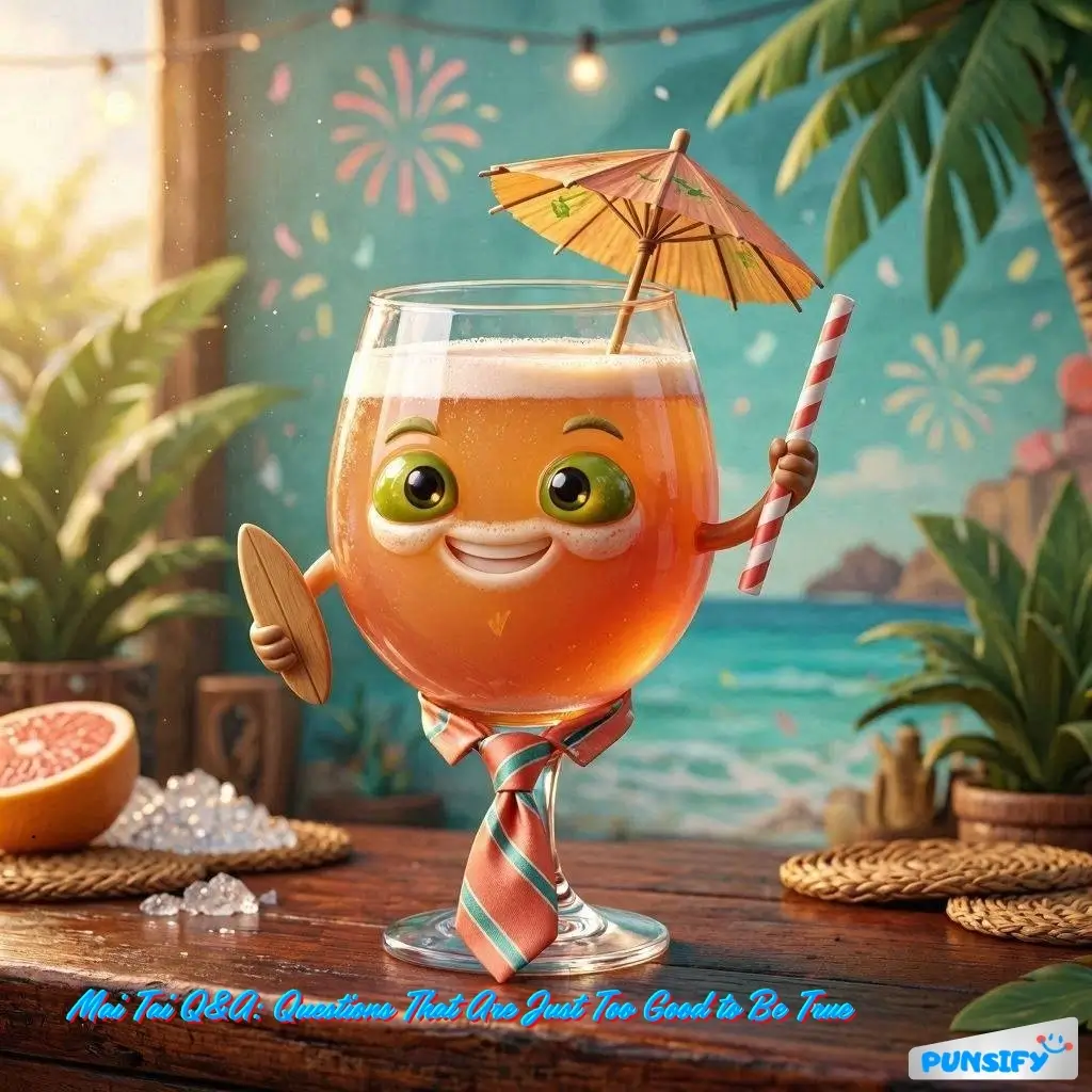 173+ Hilarious Mai Tai Puns That Will Have You Toasting with Laughter