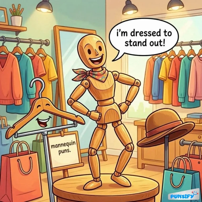 Mannequin Puns