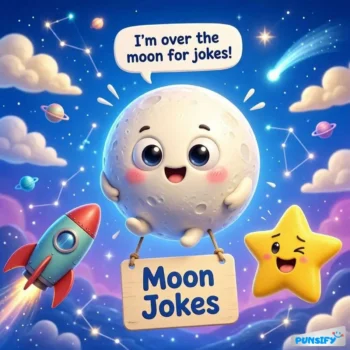 175+ Cosmic Giggles in Moon Jokes and Puns That Are Out of This World