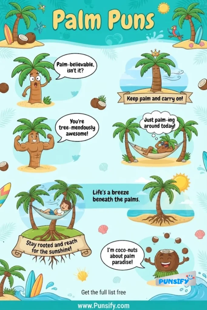195+ Hilarious Palm Puns That Will Have You Tree-mendously Amused