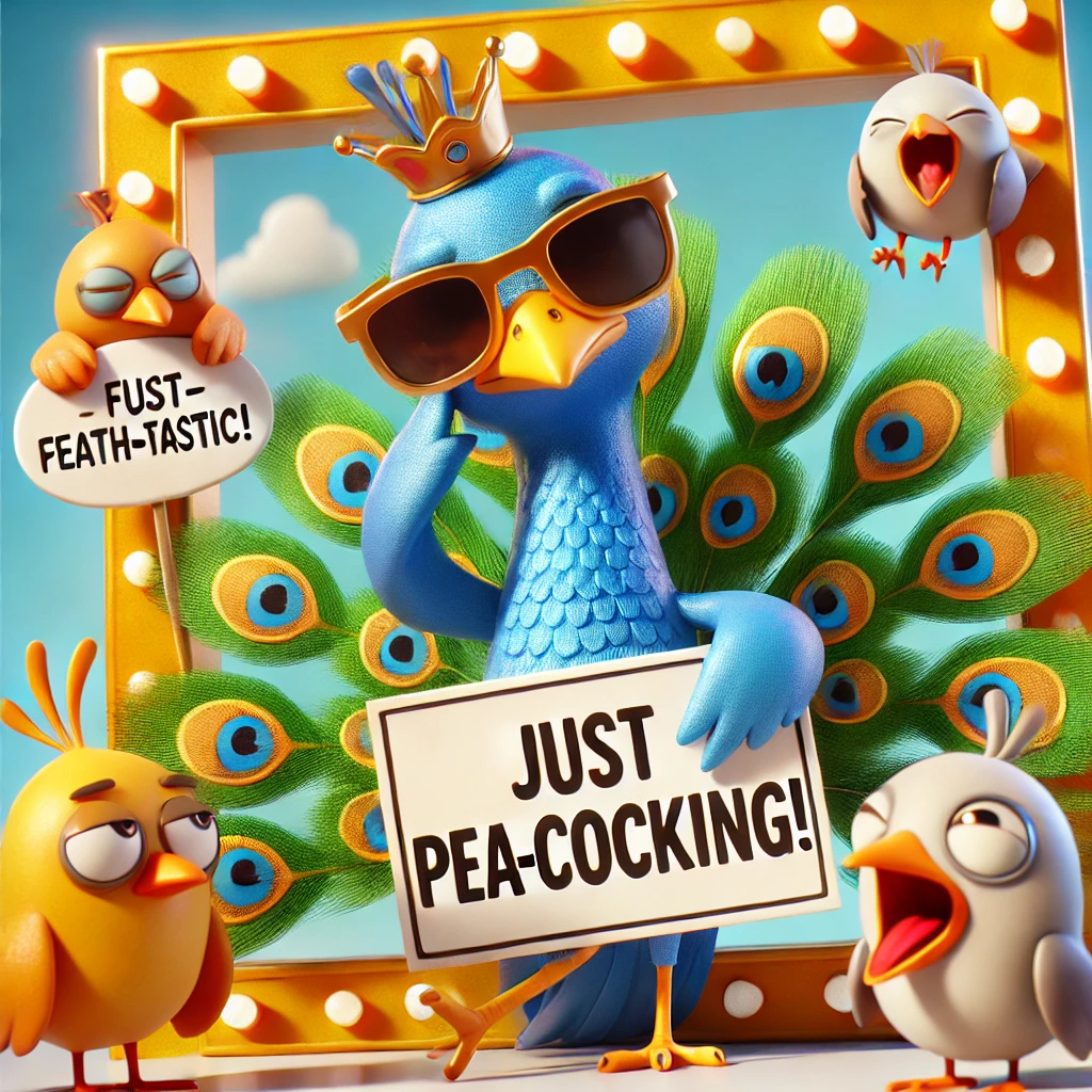 Peacock Puns