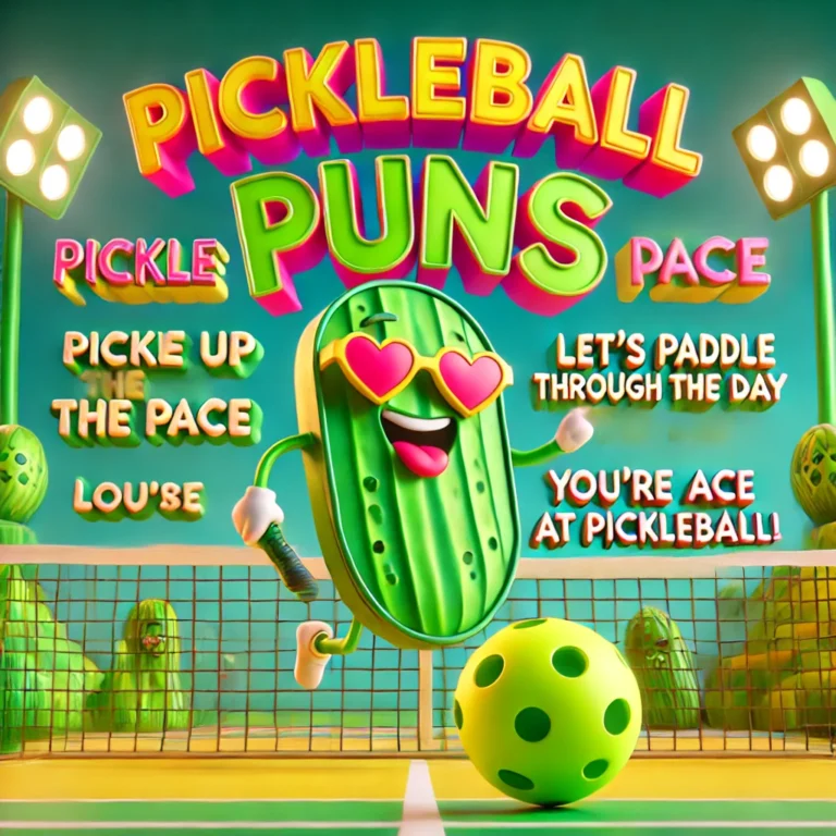 Pickleball Puns