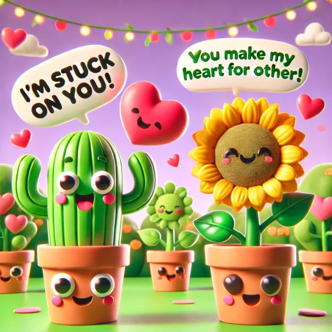 Plant Valentines Day Puns