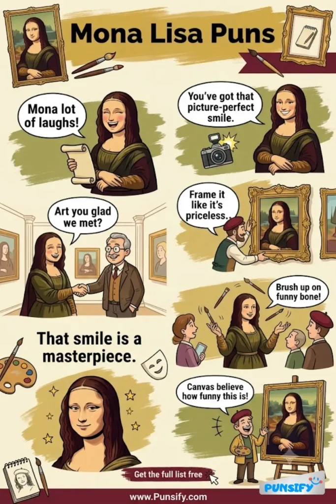 185+ Hilarious Mona Lisa Puns & Jokes That Are Simply Picture-Perfect