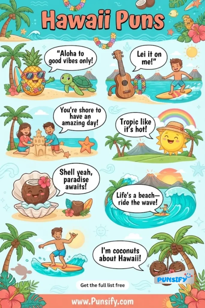 175+ Hilarious Hawaii Puns to Keep Your Humor Tropical and Fun
