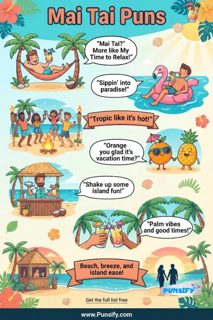 173+ Hilarious Mai Tai Puns That Will Have You Toasting with Laughter