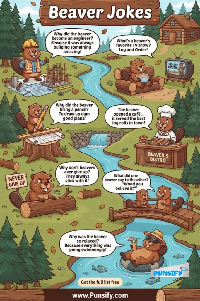 163+ Hilarious Beaver Jokes That'll Make You Chuckle Like a Dam Fool!