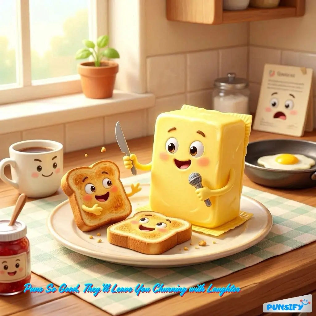 187+ Hilarious Butter Jokes & Puns That Spread Laughter Like Hot Toast!