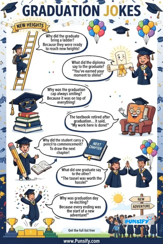 161+ Laugh-a-Lot Graduation Jokes and Puns to Cap Off Your Day!