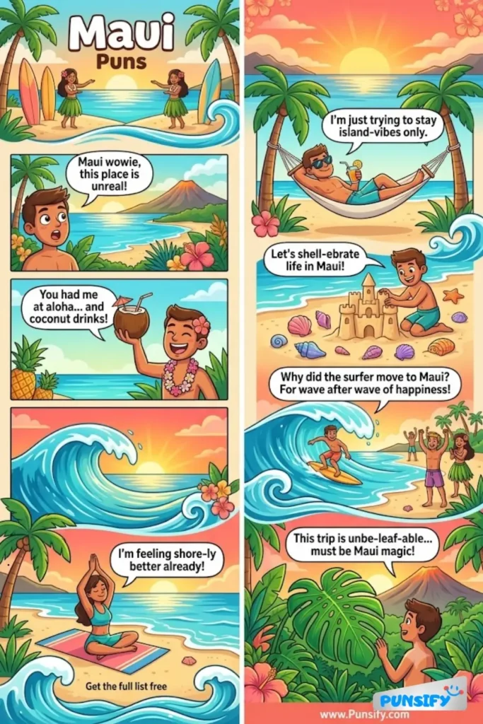 167+ Hilarious Maui Puns & Jokes to Keep Your Humor Island-Ready and Fun