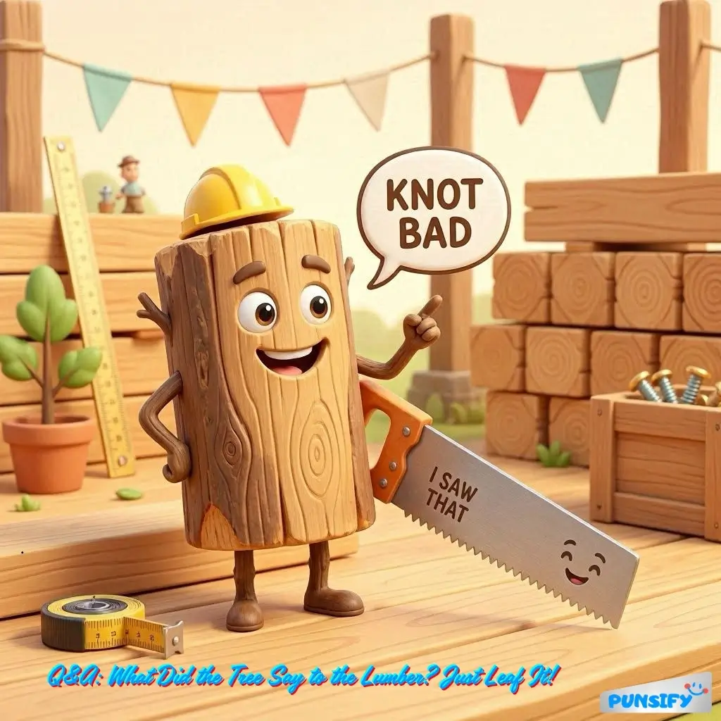 159+ Hilarious Lumber Puns & Jokes to Keep Your Humor Tree-mendously Fun