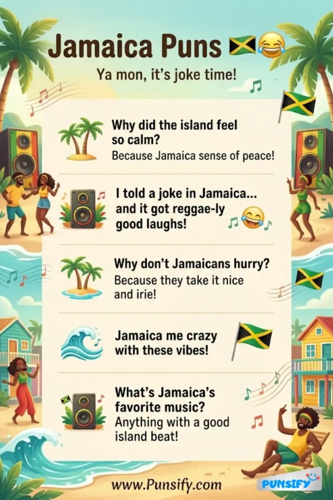 153+ Hilarious Jamaica Puns and Jokes to Keep the Good Vibes and Jokes Flowing