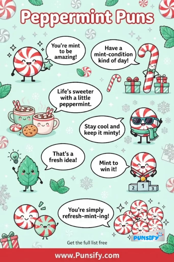 179+ Peppermint Puns to Keep Your Humor Cool and Refreshing