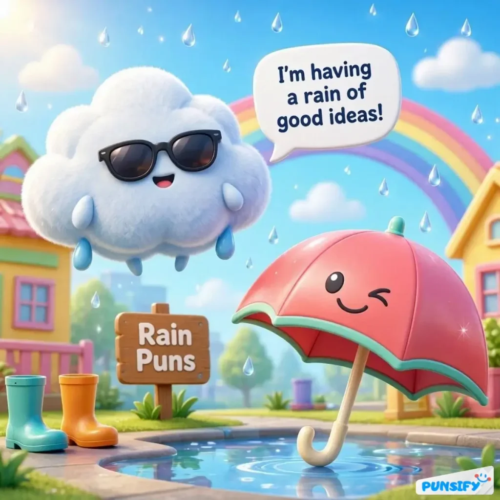 Rain Puns
