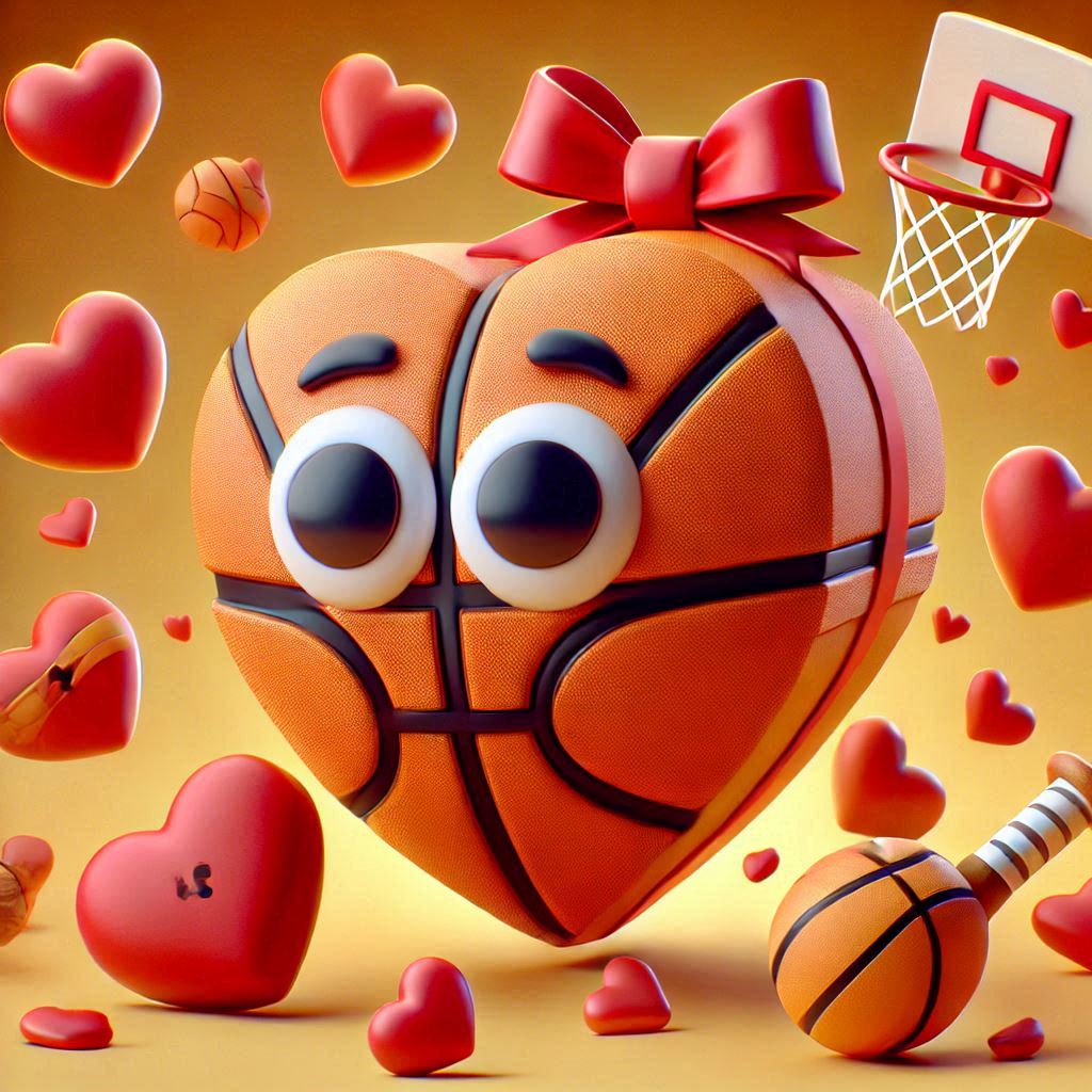 Romantic Basketball Valentines Puns for Your Sweetheart