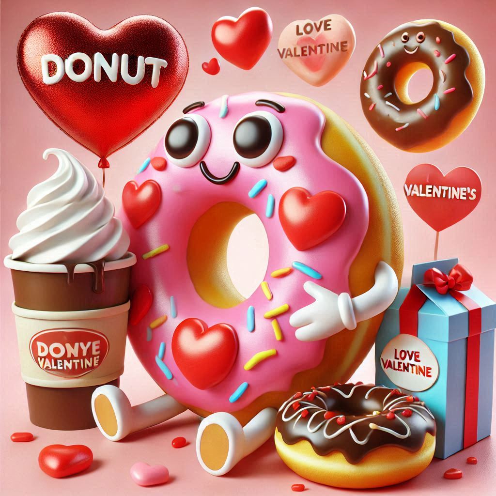 Romantic Donut Valentines Puns for Couples