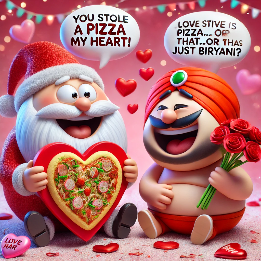 Santa Banta Valentine Jokes