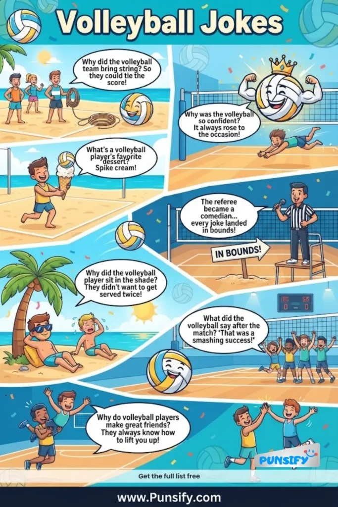 167+ Hilarious Volleyball Jokes That Will Spike Your Laughs Today