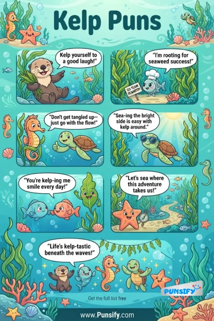 175+ Kelp Puns That Will Have You Sea-ing with Laughter
