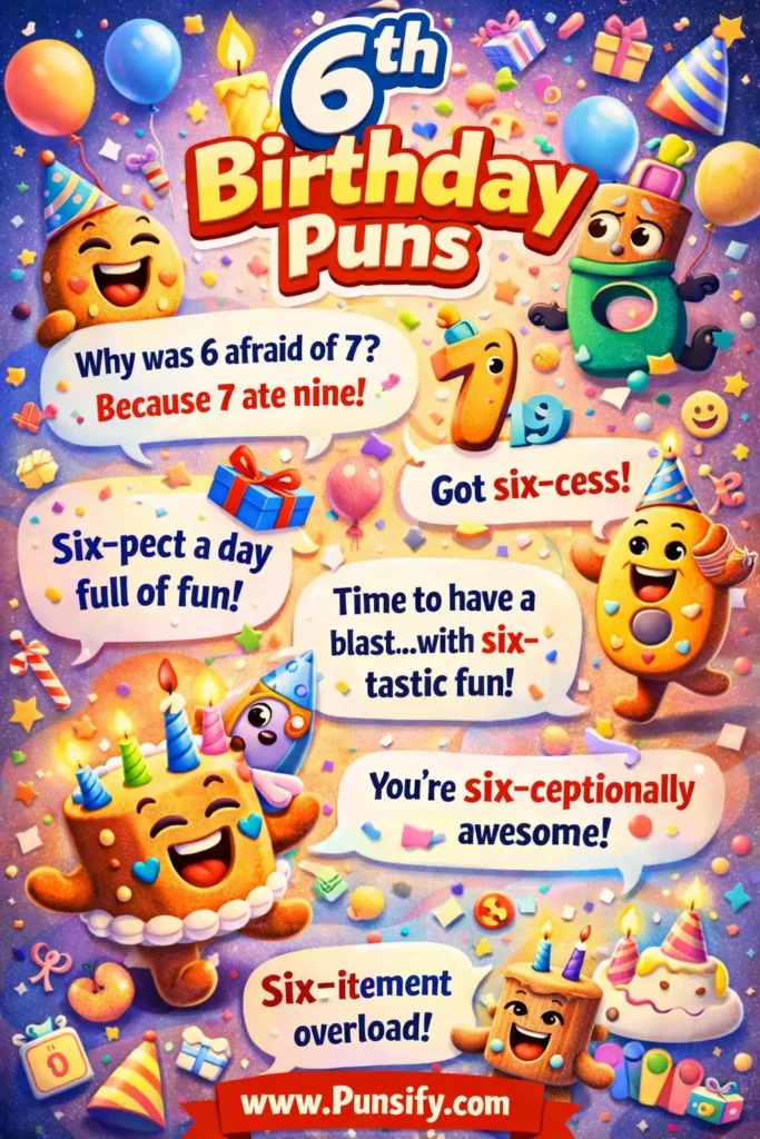 163+ Chuckles Galore with 6th Birthday Puns and Jokes to Tickle Your Funny Bone in 2026