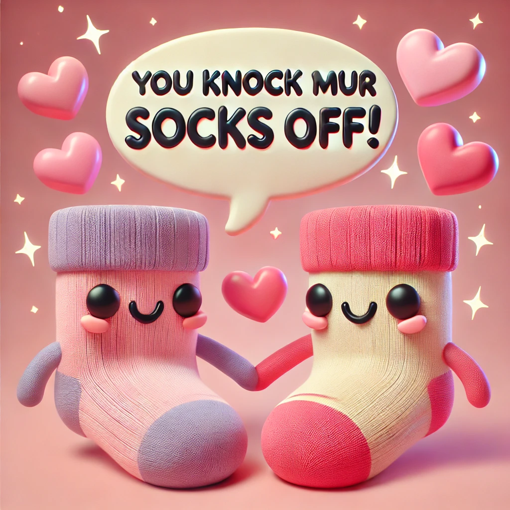 Sock Puns Valentines Day